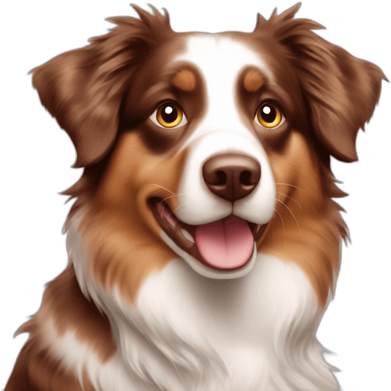 Australian Shepherd Red Merle  emoji