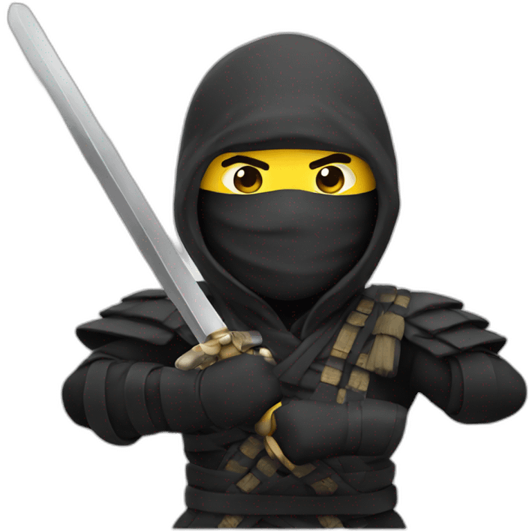 Ninja with swords emoji