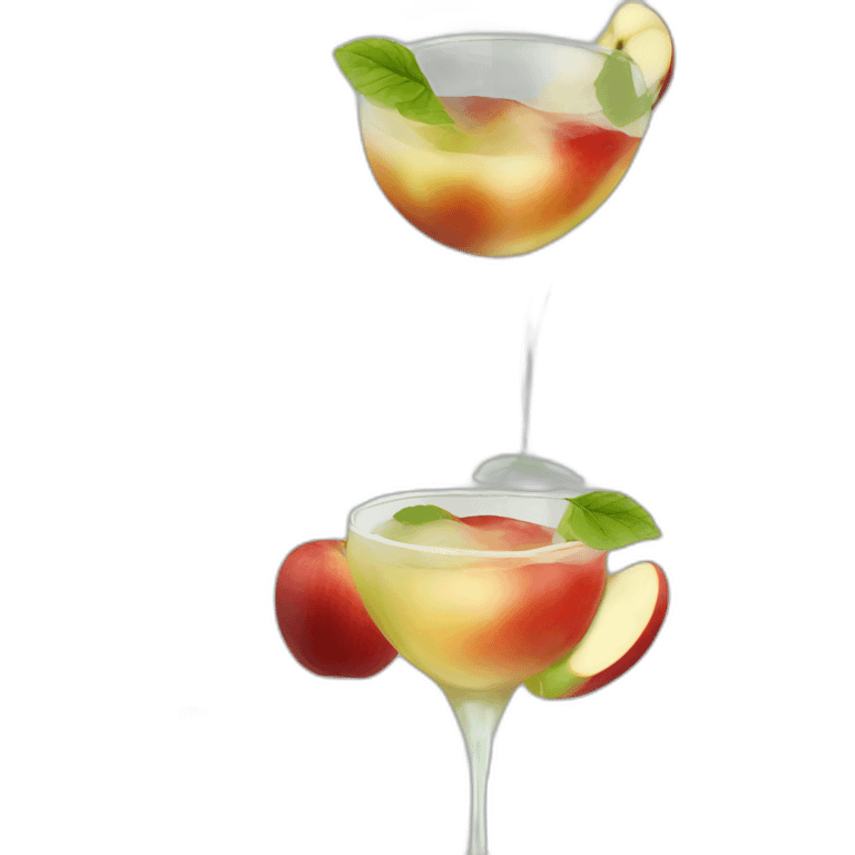 apple cocktail emoji