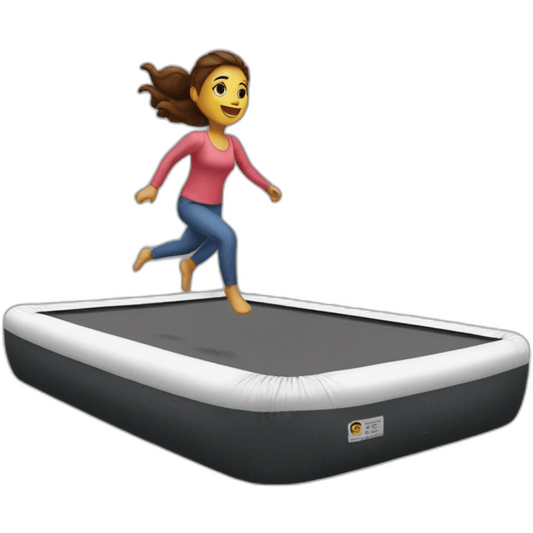 trampolin woman emoji