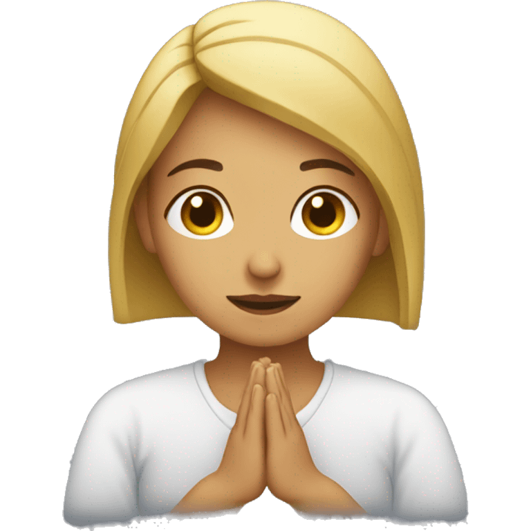 Woman who pray emoji