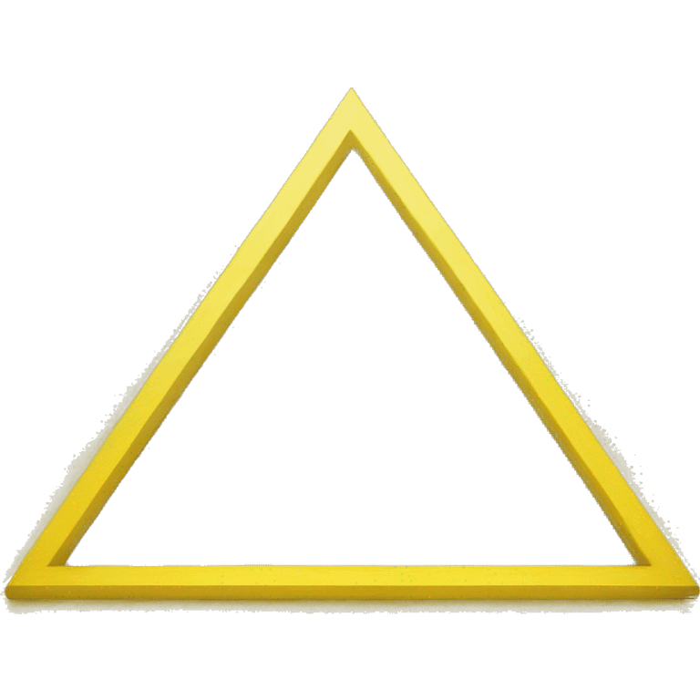 yellow triangle thats filled wih yellow emoji