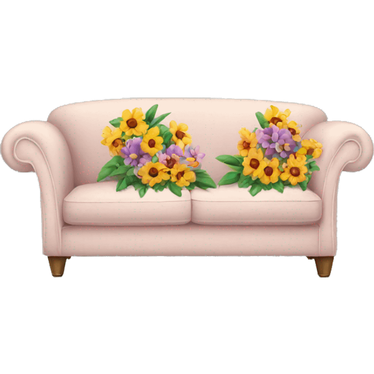 Couch-flowers emoji