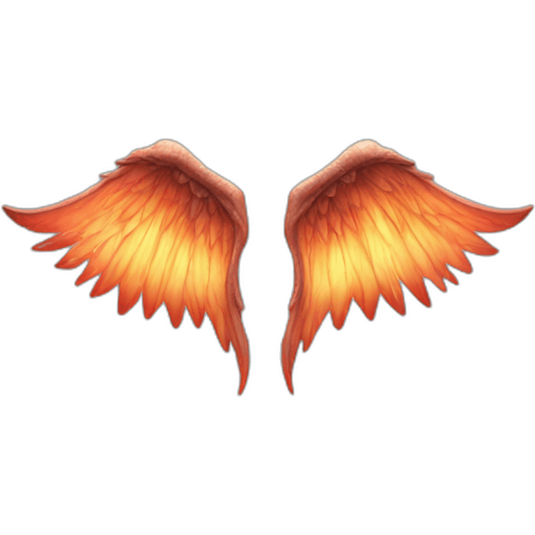 one pair of celestial demon wings  emoji