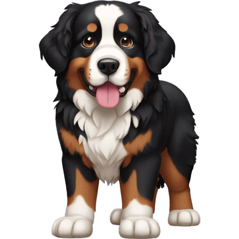 Bernese Mountain Dog Full Body emoji