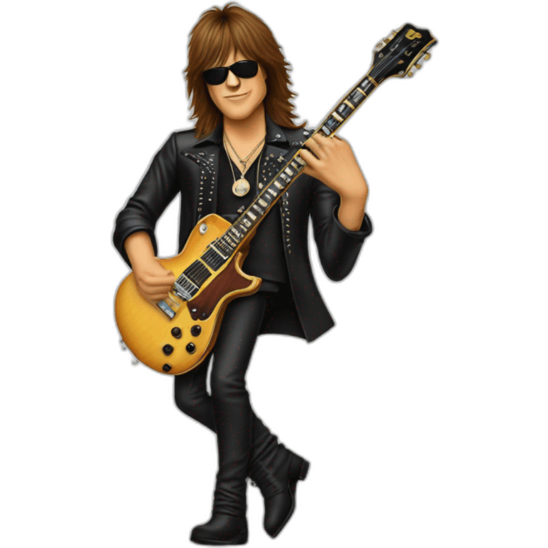 Richie sambora with double neck guitar emoji