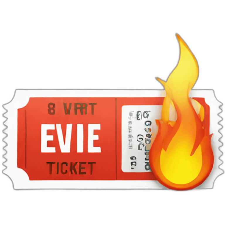 fire-ticket emoji