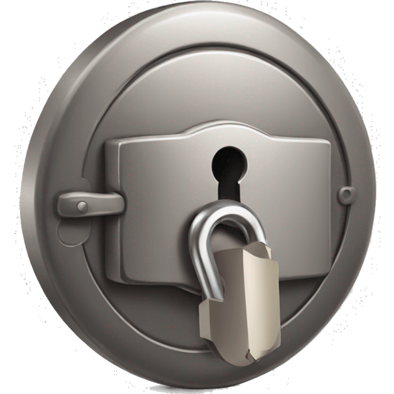 secure safe lock emoji