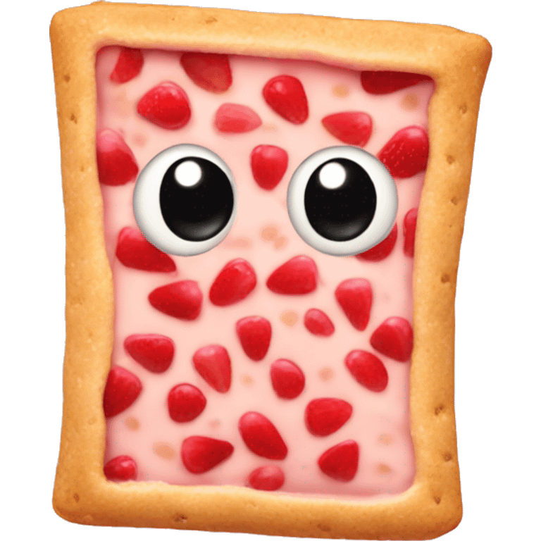 Strawberry poptart emoji