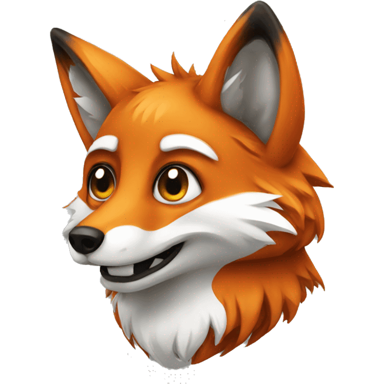 Chemical fox emoji