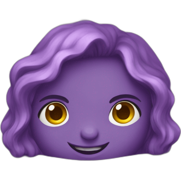 Libro de color morado emoji