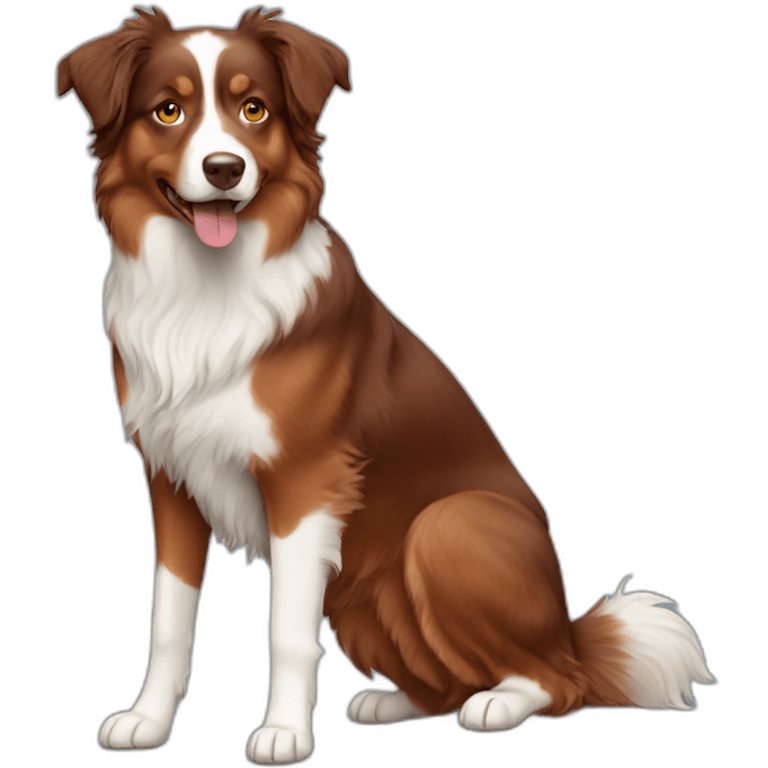 red australian shepherd emoji