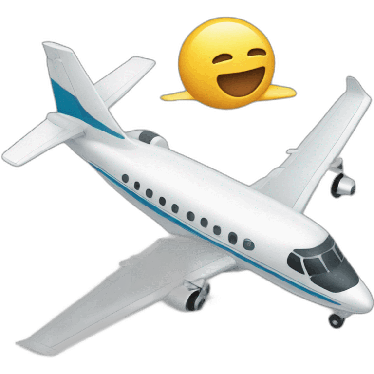 Avion sur voiture emoji