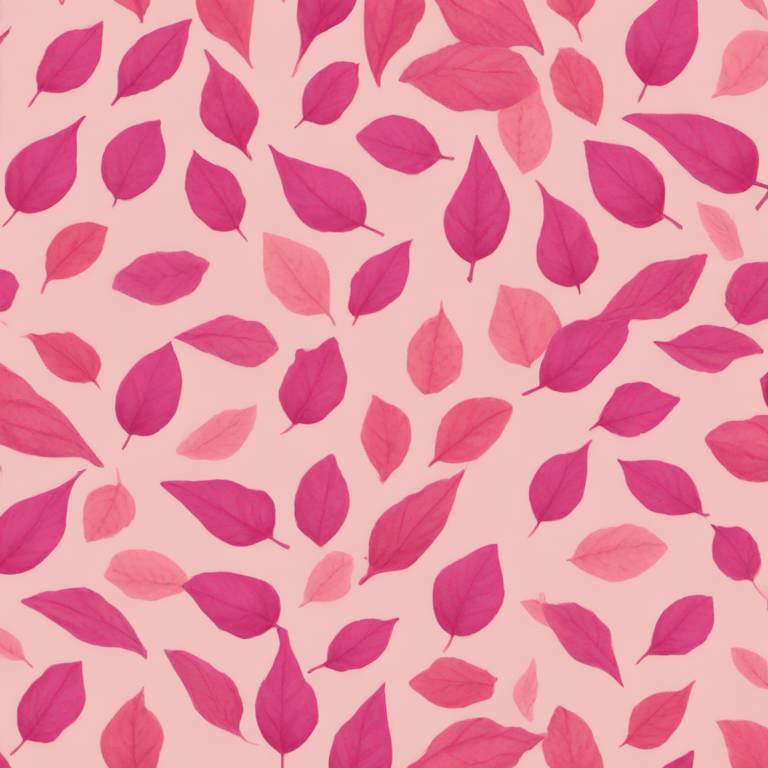 pink autumn leaf pink autumn leaf emoji