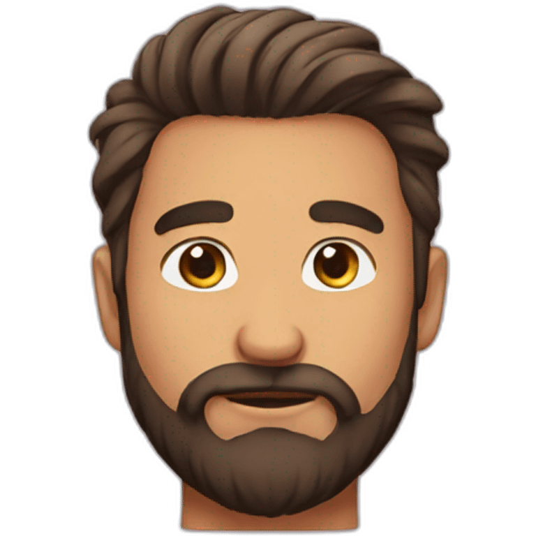 Beard love emoji