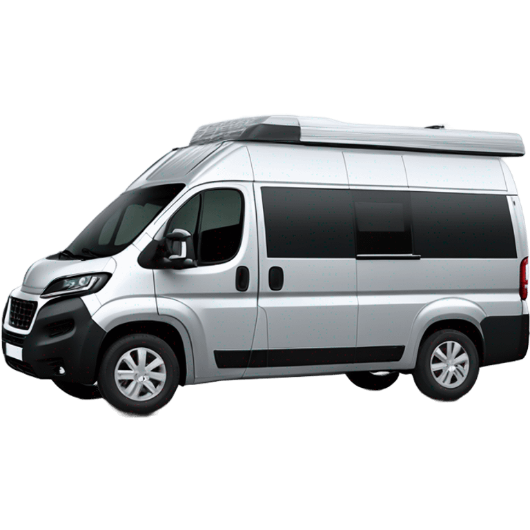  Peugeot Boxer L3H2 Campervan with two windows on the right side silver  emoji