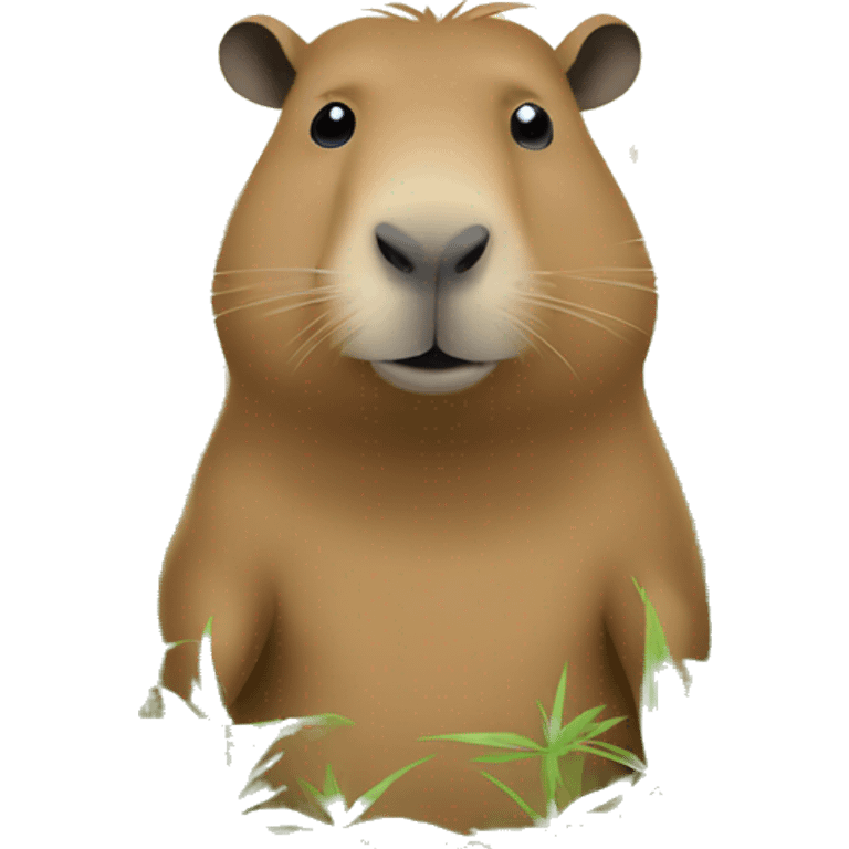 capybara in hemp field emoji