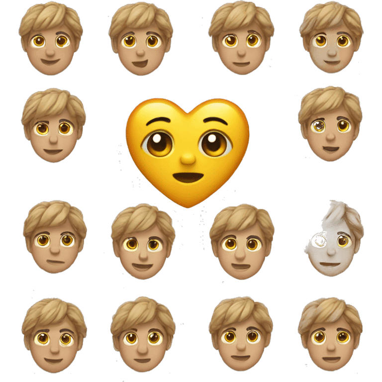 An leoard heart emoji