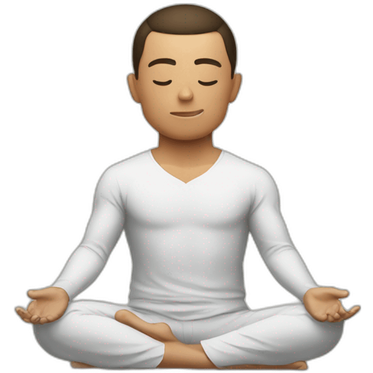 cristiano ronaldo meditation emoji