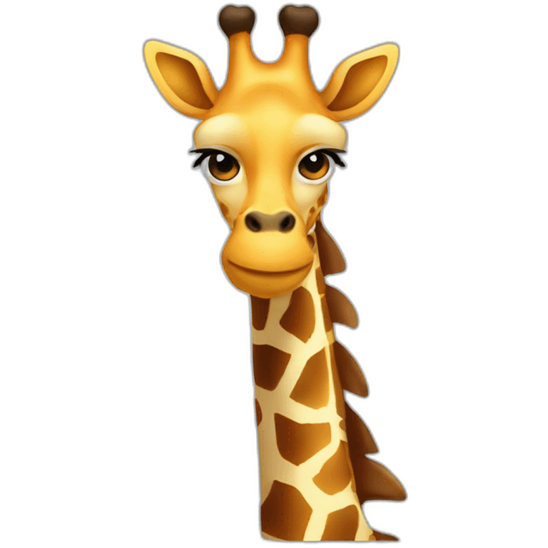 a giraffe designer emoji