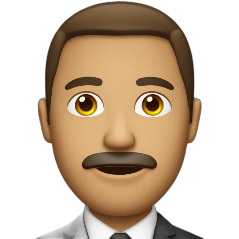 Mexican guy with suit emoji