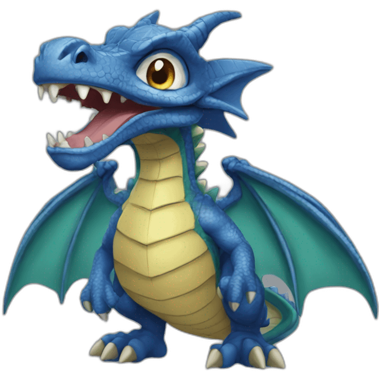 blue eyed dragon yu gi oh emoji