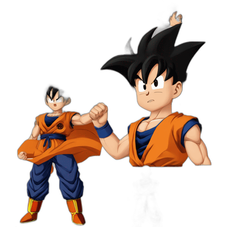 son goku dragon ball z syper sayain 2 emoji