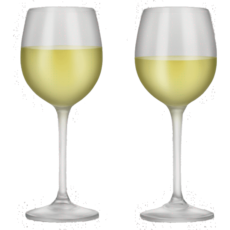 White wine glass emoji