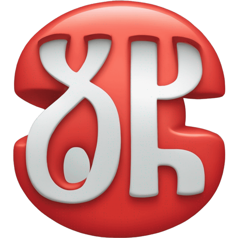 Create a bold red number eight emoji with a smooth, glossy look. It should have a slight 3D effect, similar to Telegram’s emoji style, with no background elements, focusing on the vibrant red color. emoji