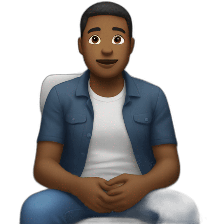 person seated in a train emoji