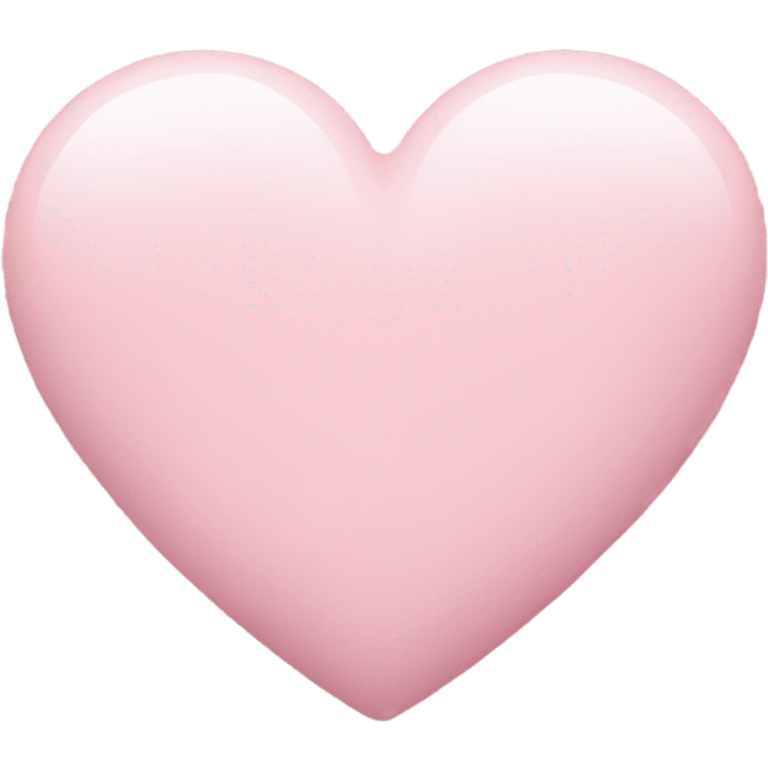 Pastel pink heart  emoji