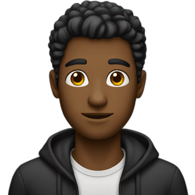 Hombre negro emoji