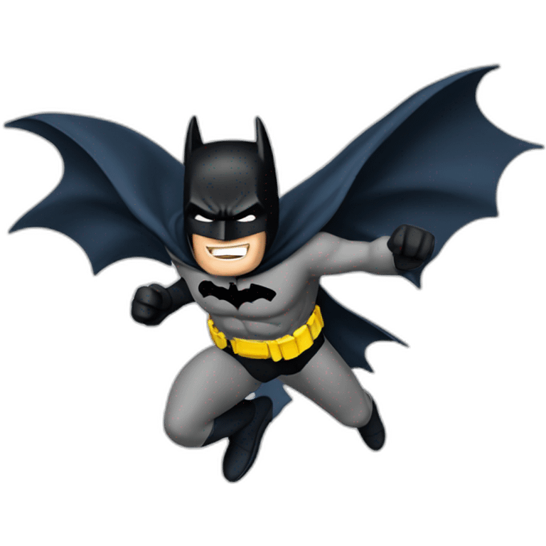 batman flies emoji