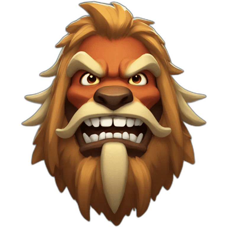 Earthshaker from Dota 2 smiling emoji