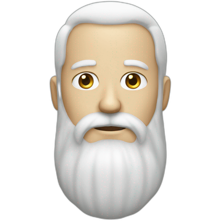 white long bearded man emoji