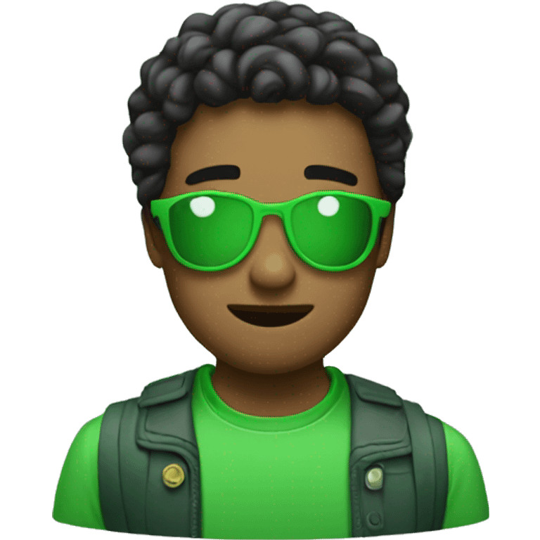 green cool emoji emoji