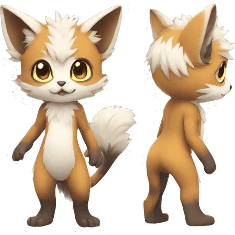 Anthro Chibi-style-Fur-Sona-Fakémon Full Body emoji