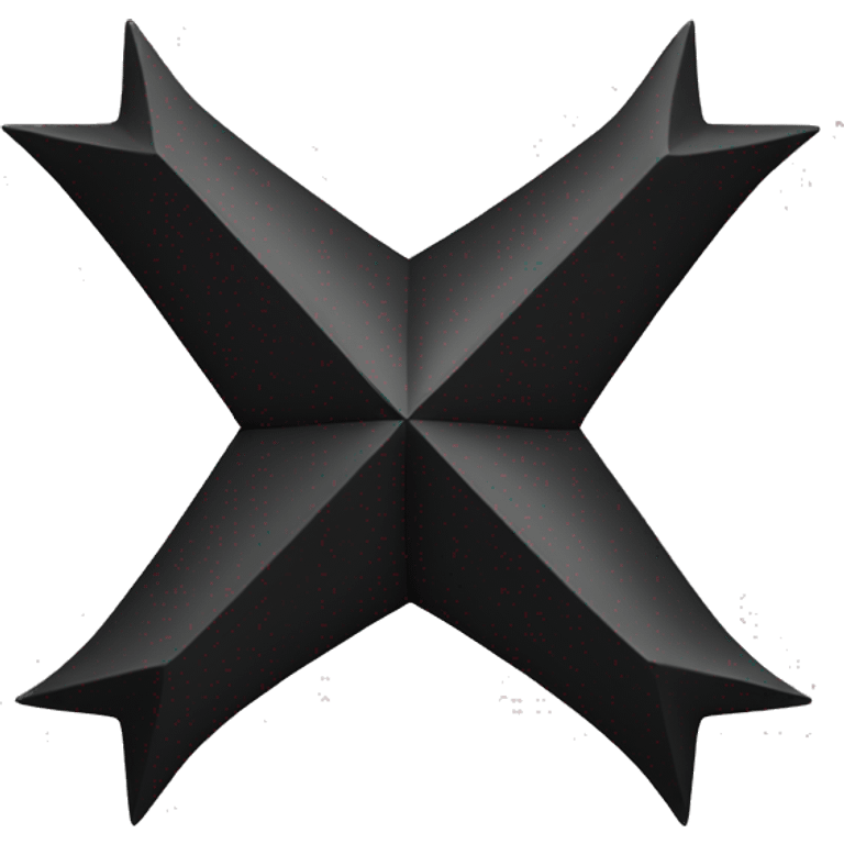 Full Black 7 pointed star emoji