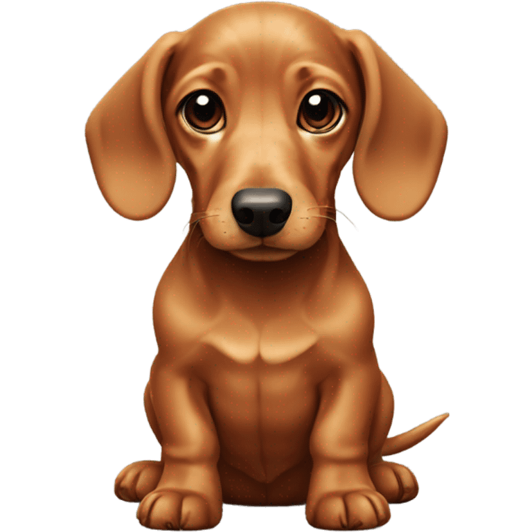 Dachshund puppy emoji