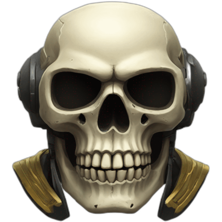 Helldivers Skull Admiral emoji