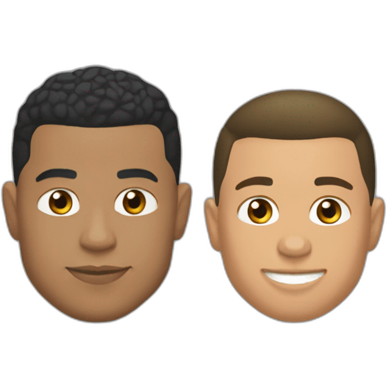 Mbappé et Ronaldo emoji