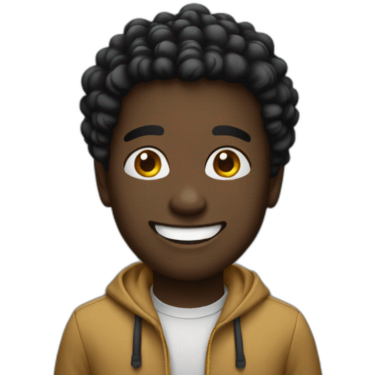 black happy   emoji