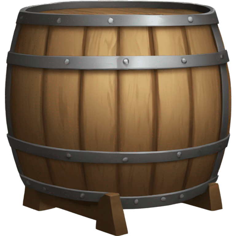 wooden barrel emoji