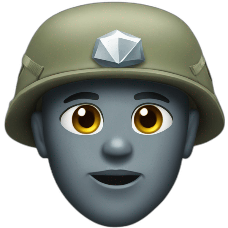 Diamond military emoji