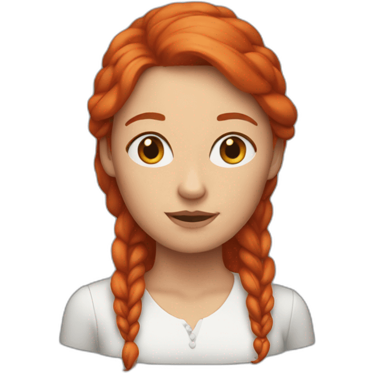 carrie red head emoji