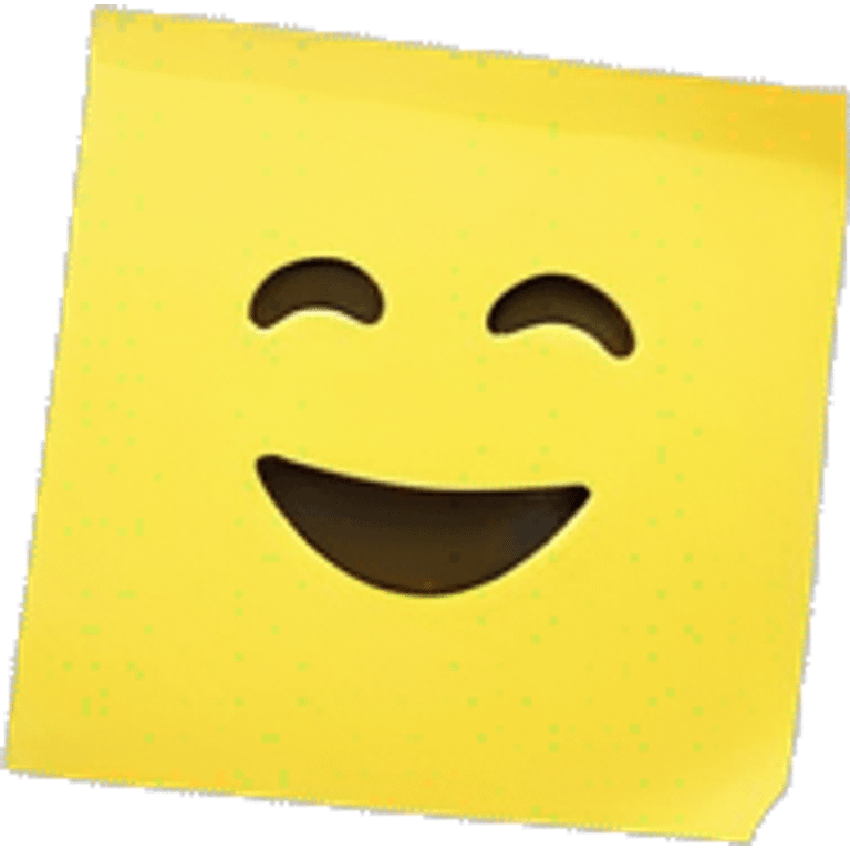 a post it note emoji