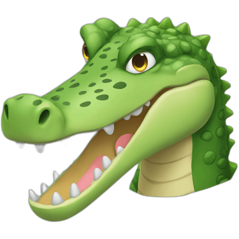 Anime crocodile emoji