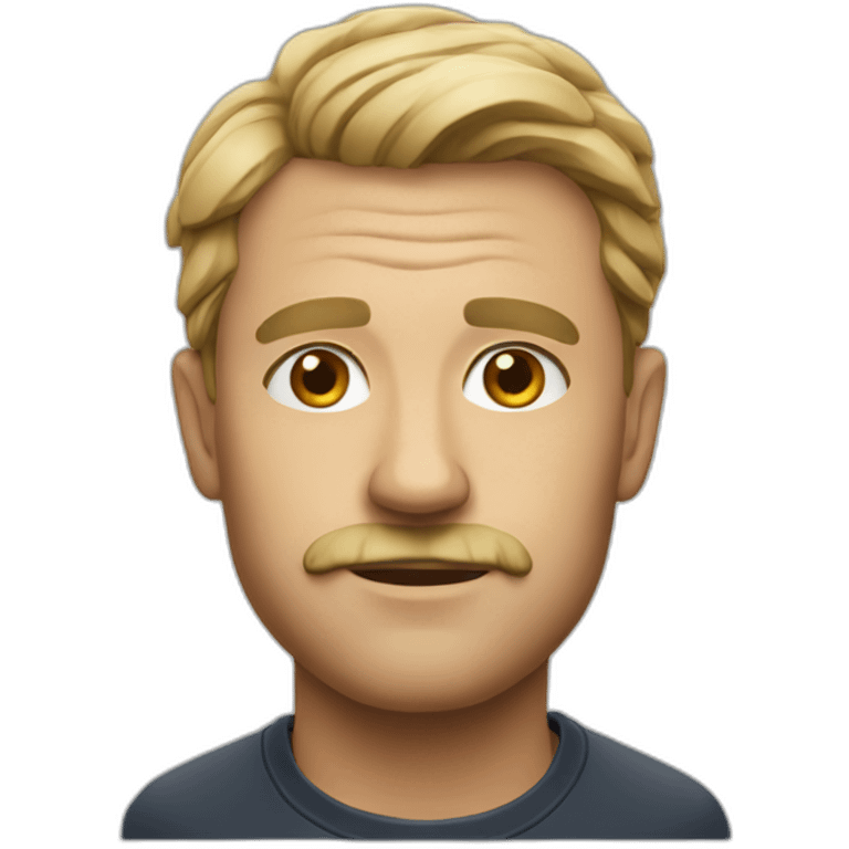 bold man from Denmark emoji