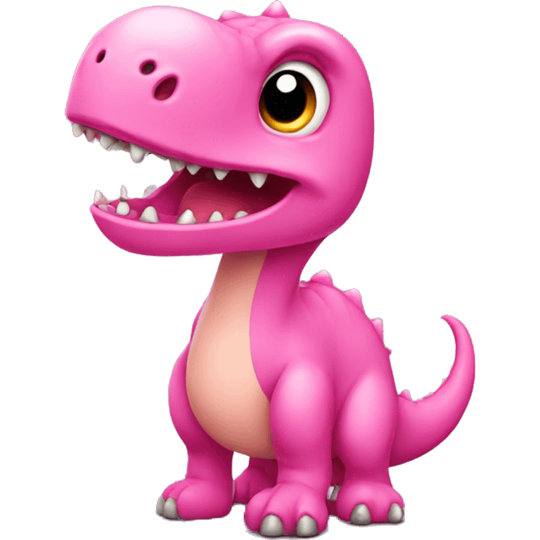 pink dinosaur  emoji