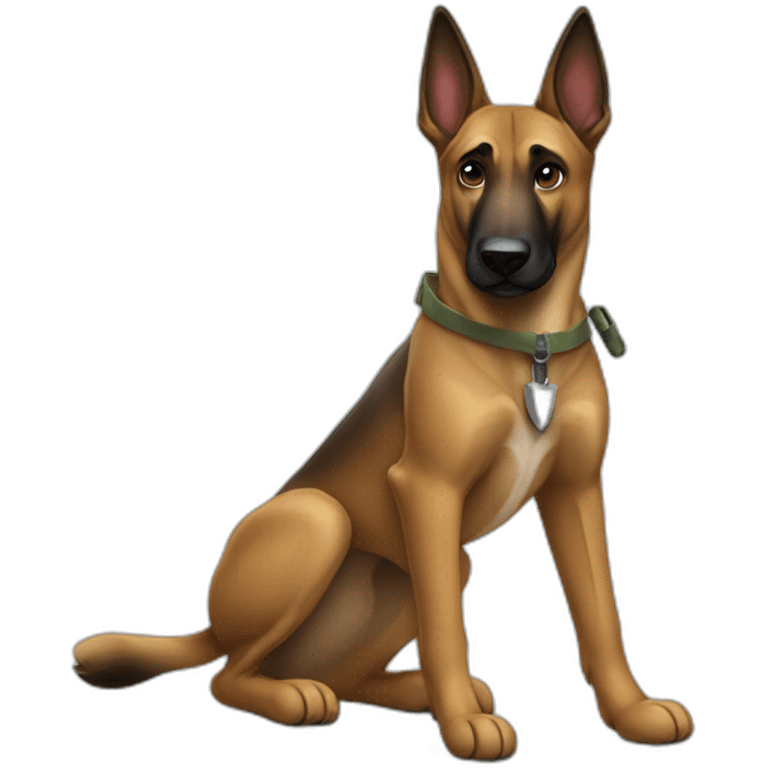 Archer the malinois emoji